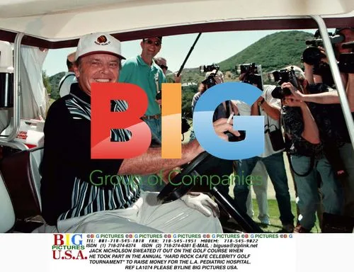 Jack Nicholson at Celebrity Golf Tournament
