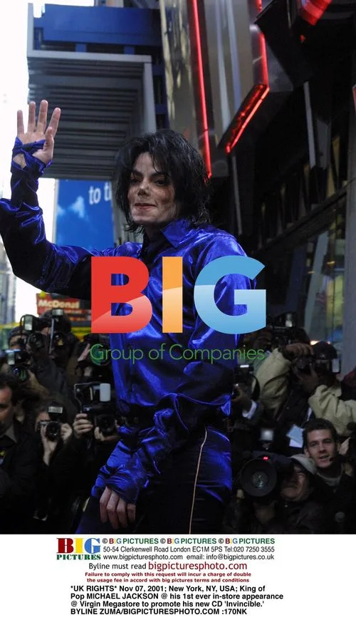 Michael Jackson promotes 'Invincible' album