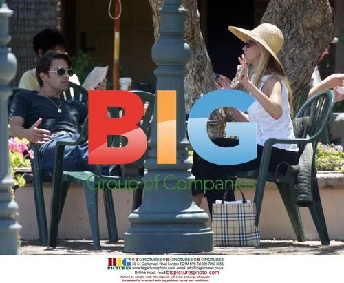 Olivier Martinez & Mira Sorvino in Malibu