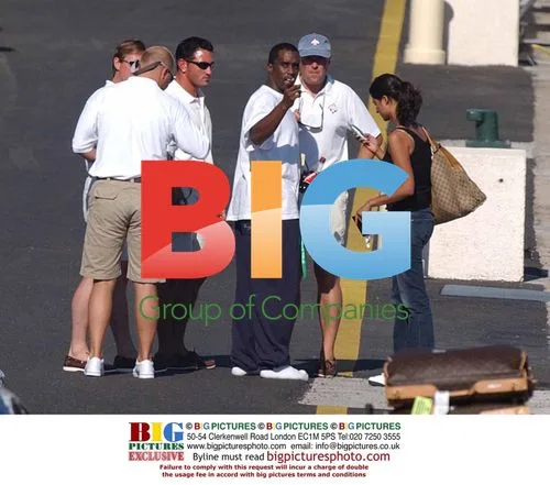 P Diddy Arrives in St Tropez with LV Luggage