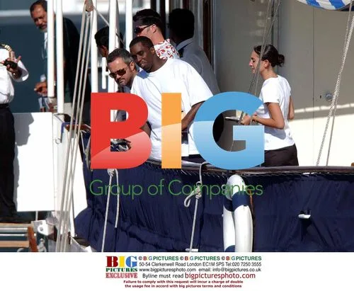 P Diddy Arrives in St Tropez