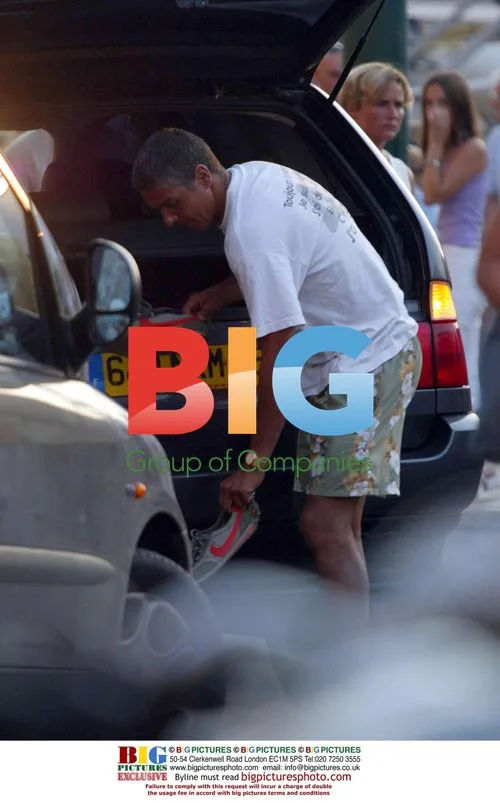 Samy Naceri out with friends in St Tropez