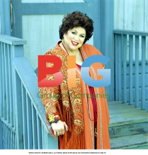 Liz Torres on the set of Gilmore Girls