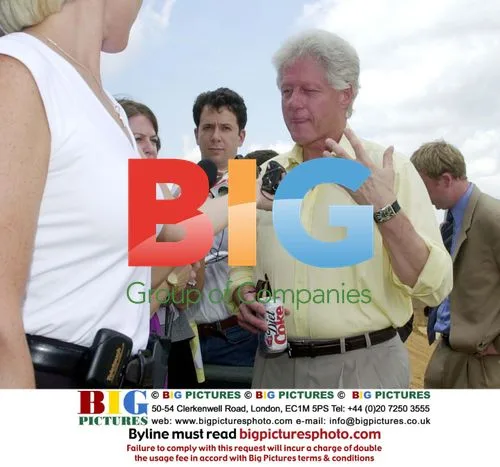 Bill Clinton Visits Presidential Library Site