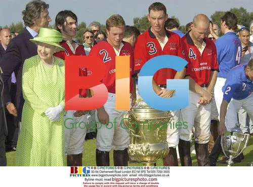 Queen Elizabeth at Cartier Polo Event
