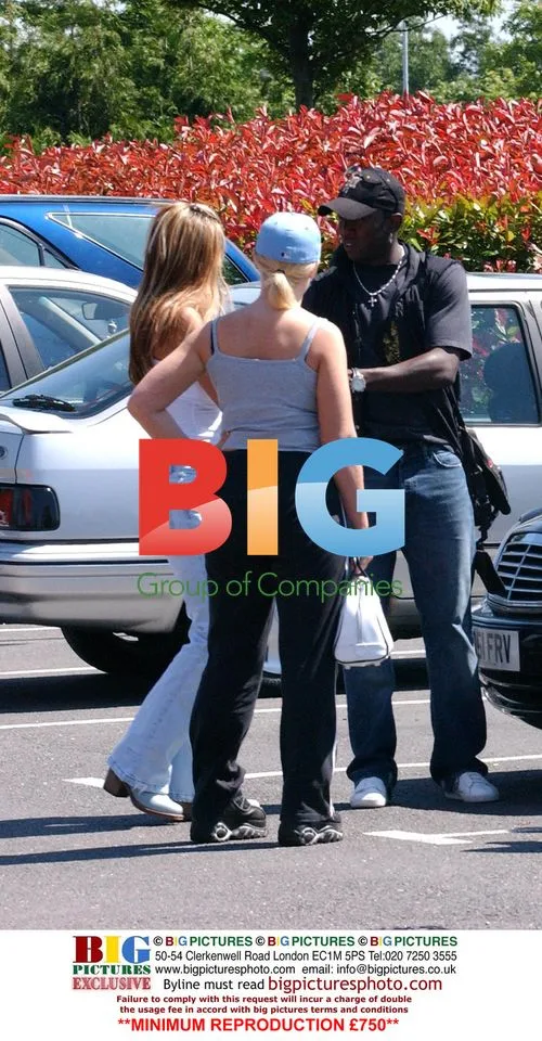 Jordan Spotted with Son Harvey and Dwight Yorke