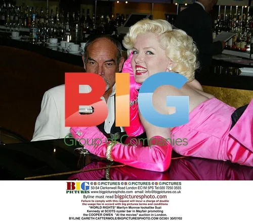 Marilyn Monroe Lookalike at Auction Photocall