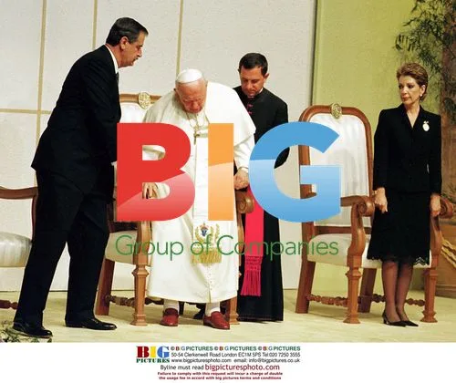 Pope John Paul II Arrives in Mexico