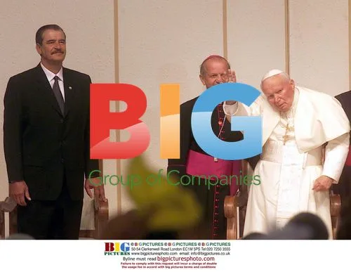 Pope John Paul II arrives in Mexico