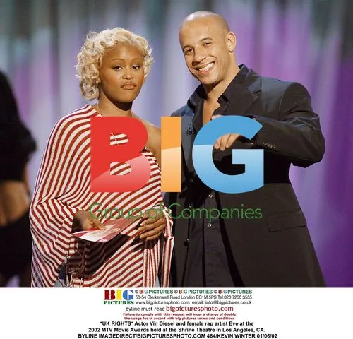 Vin Diesel and Eve at 2002 MTV Movie Awards