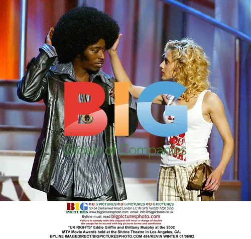 Eddie Griffin and Brittany Murphy at 2002 MTV Movie Awards