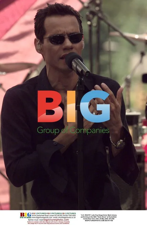 Mark Antony performs at NBC "Early Show"