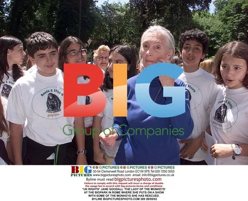 Jane Goodall at the BioParc in Rome