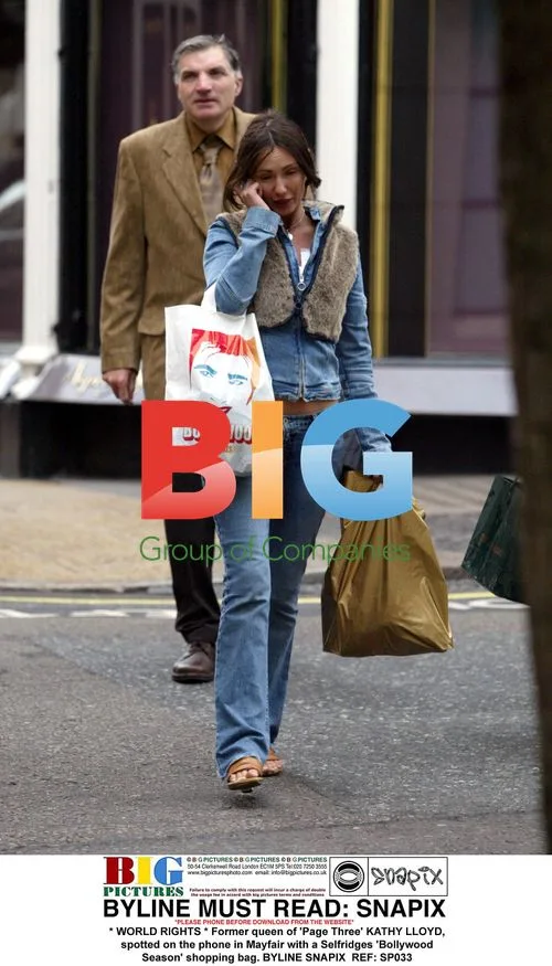 Kathy Lloyd spotted in Mayfair