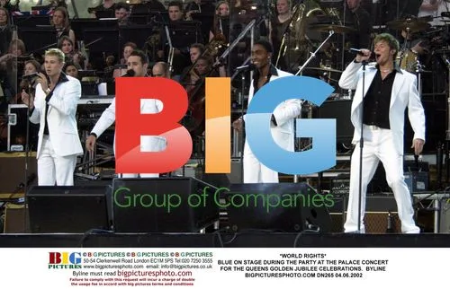 BLUE at Queen's Golden Jubilee Concert