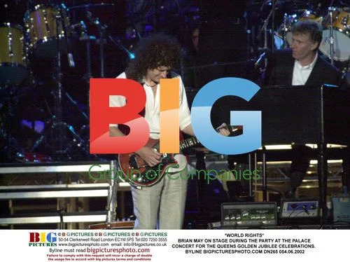 Brian May on Stage at Queen's Jubilee Concert
