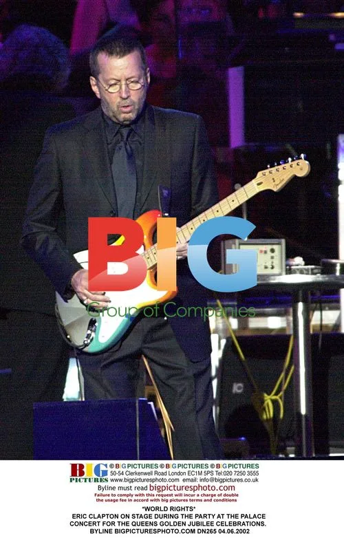 Eric Clapton performs at Party at the Palace