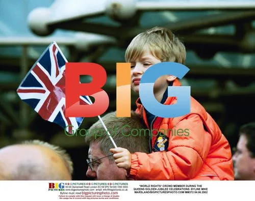 Crowd Member at Queen's Golden Jubilee
