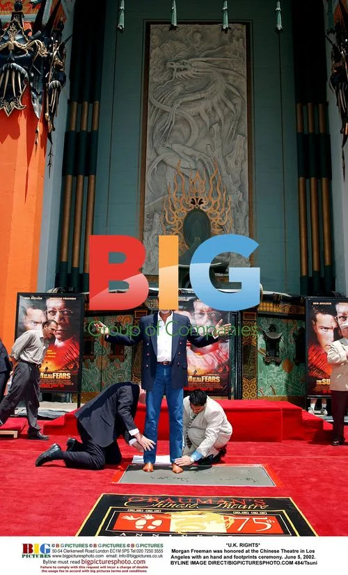 Morgan Freeman Honored at Chinese Theatre