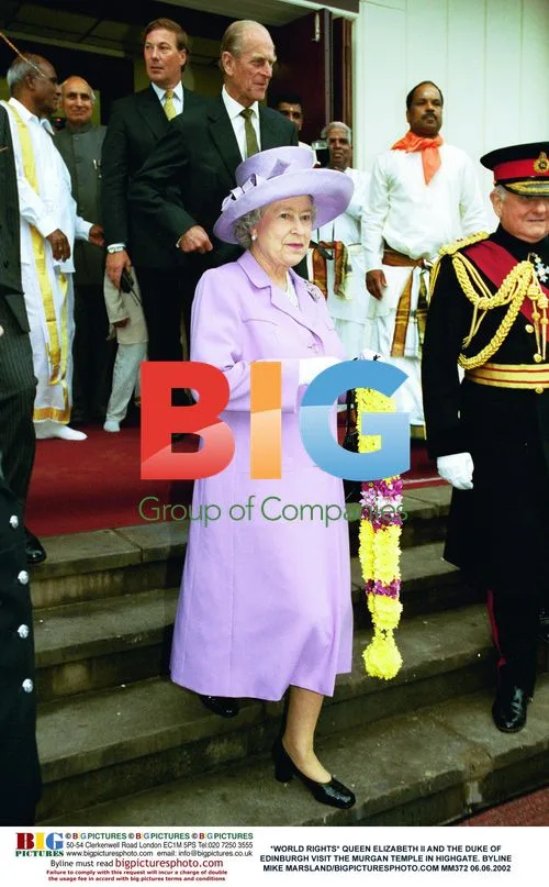 Queen Elizabeth II Visits Murgan Temple
