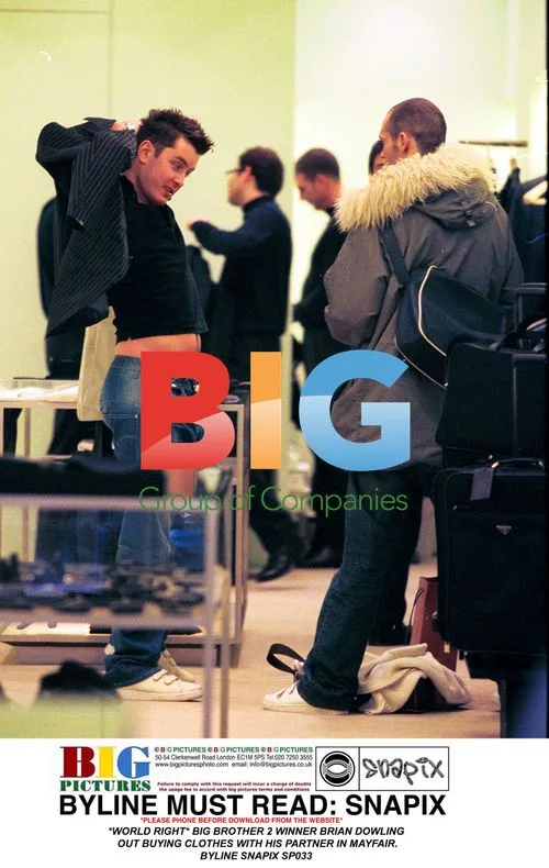Brian Dowling Out Clothes Shopping