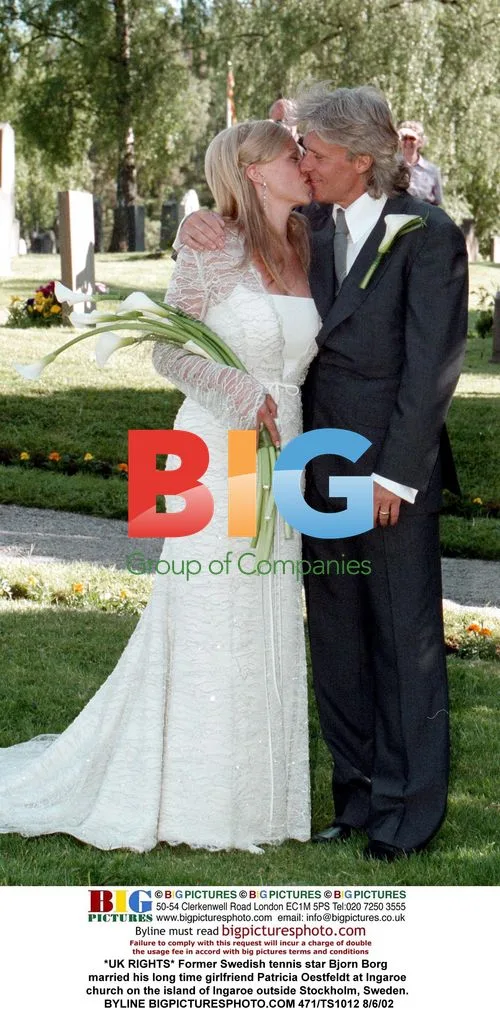Bjorn Borg Marries Patricia Oestfeldt