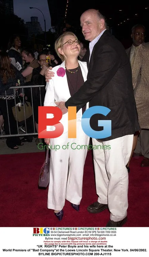 Peter Boyle and wife at Bad Company premiere