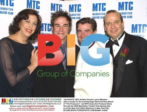 MTC Artistic Director Lynne Meadow with "The Producers" co-hosts