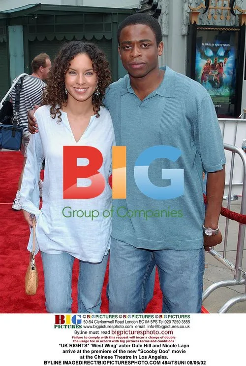 Dule Hill and Nicole Layn at Scooby Doo premiere