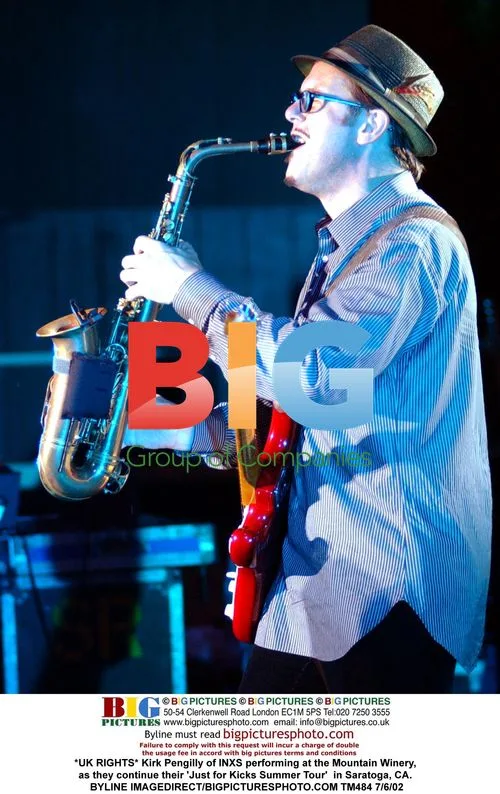 Kirk Pengilly of INXS performs at Mountain Winery
