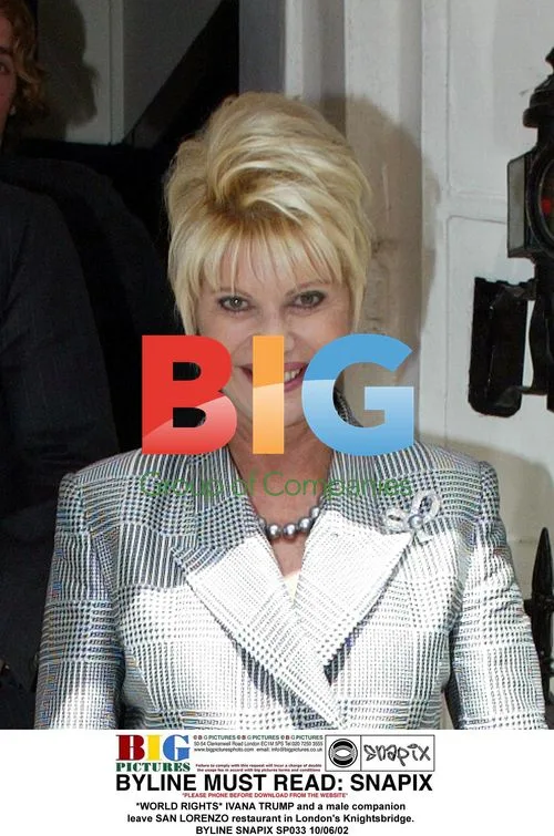 Ivana Trump departs London restaurant