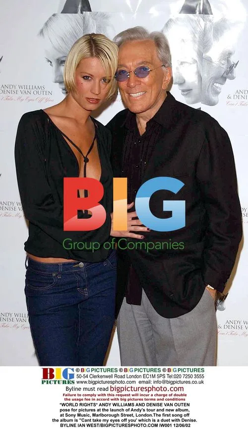Andy Williams and Denise Van Outen Promote Tour