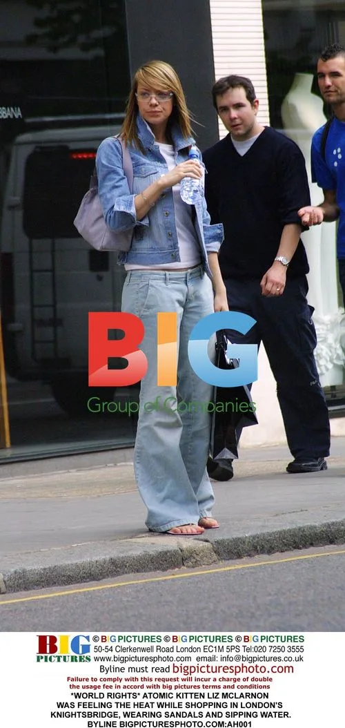 Liz McClarnon shopping in London