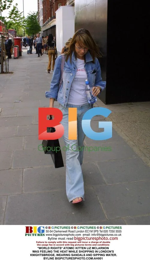 Liz McLarnon Shopping in London