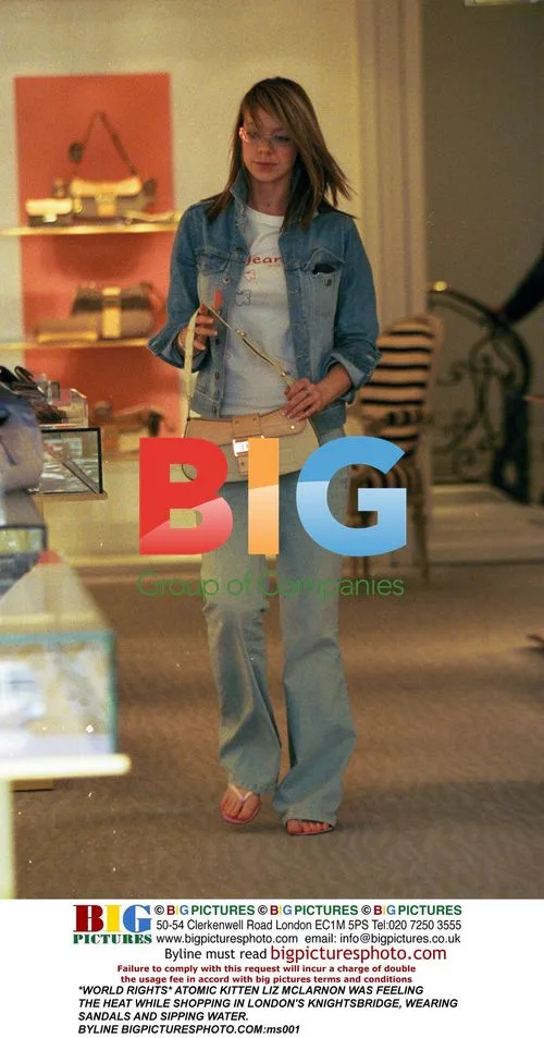 Liz McClarnon Shopping in London