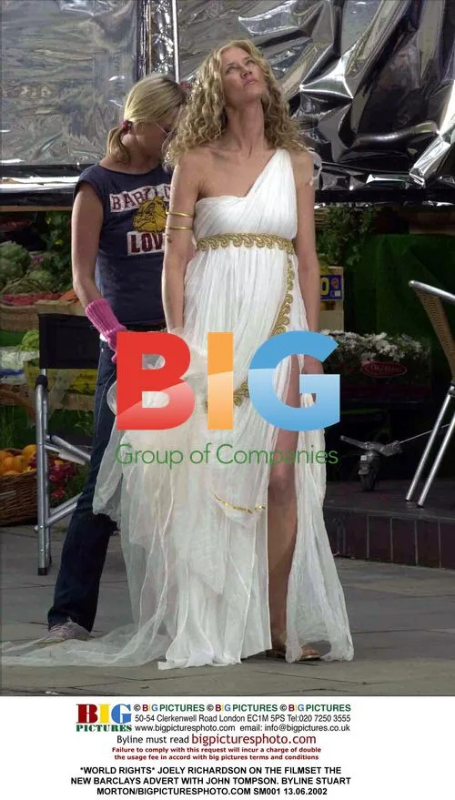 Joely Richardson on Barclays ad set