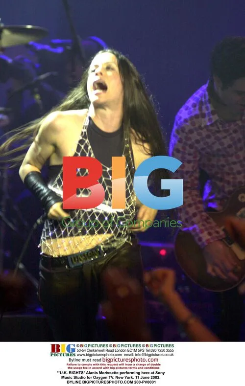 Alanis Morissette Performs at Sony Music Studio