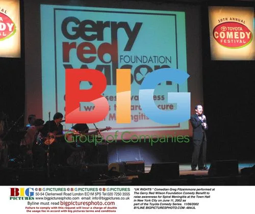 Greg Fitzsimmons Performs at Comedy Benefit