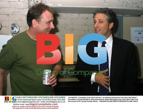 Colin Quinn and Jon Stewart at Gerry Red Wilson Comedy Benefit
