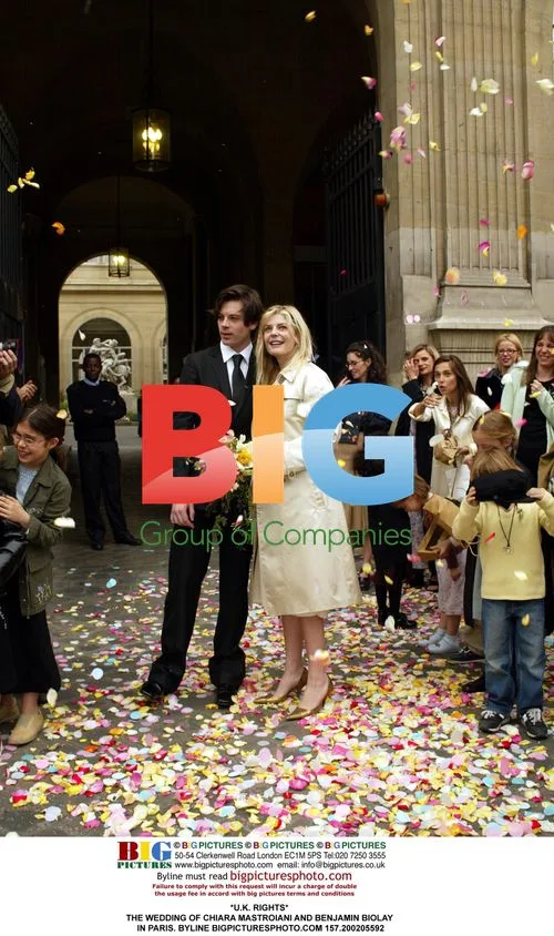 Chiara Mastroiani and Benjamin Biolay Wedding in Paris