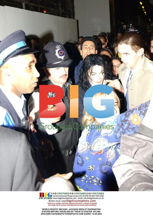 Michael Jackson at Paddington Station