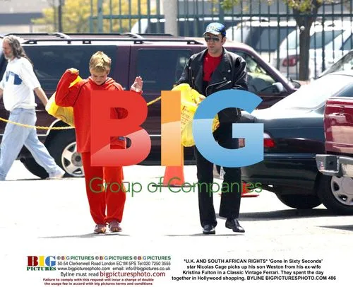 Nicolas Cage and son Weston together in Hollywood