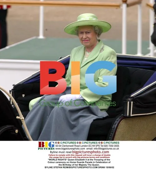 Queen Elizabeth II at Trooping of the Colour