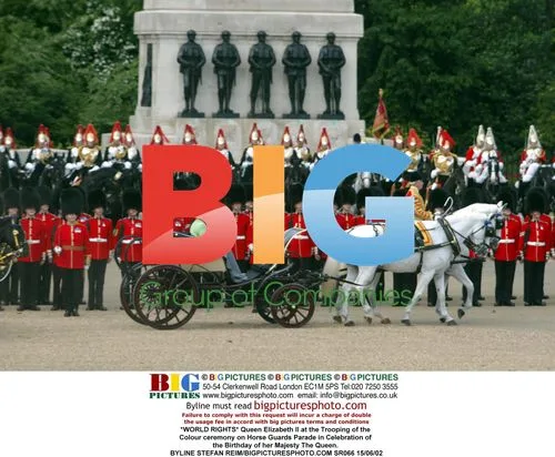Queen Elizabeth II at Trooping of the Colour