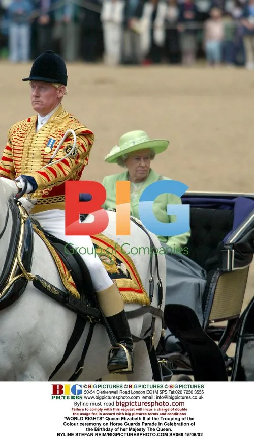 Queen Elizabeth II at Trooping of the Colour