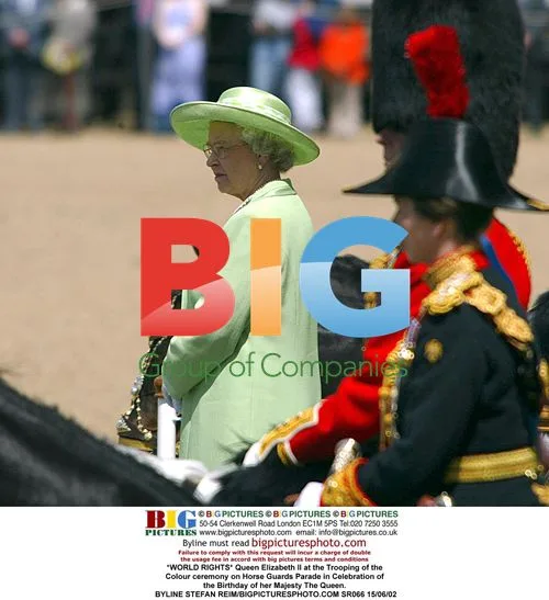 Queen Elizabeth II at Trooping of the Colour