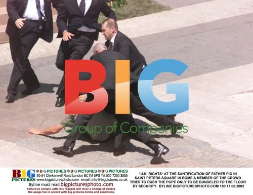 Crowd member rushes Pope at Father Pio's canonization