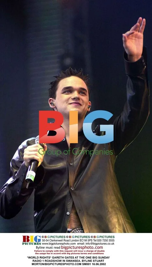 Gareth Gates at Radio 1 Roadshow in Swansea
