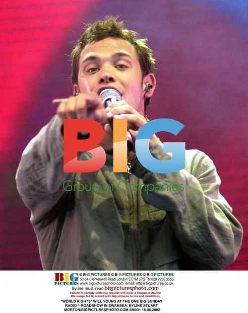 Will Young at Radio 1 Roadshow in Swansea