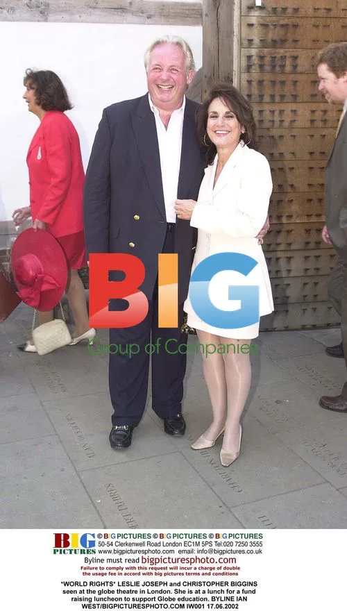 LESLIE JOSEPH and CHRISTOPHER BIGGINS at Globe Theatre